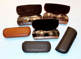 Six Eyeglasses in Cases