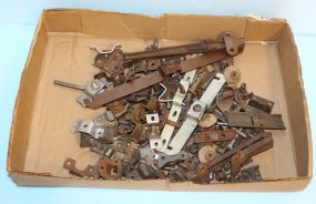 Box of Brackets, Hinges & Harp Holders