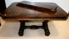 Walnut Depression Trestle Base Dining Table