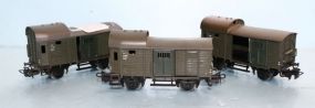 Three Marklin Boxcars