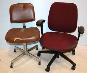 Two Swivel Office Chairs