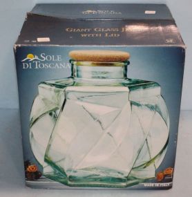 Large Glass Jar with Lid
