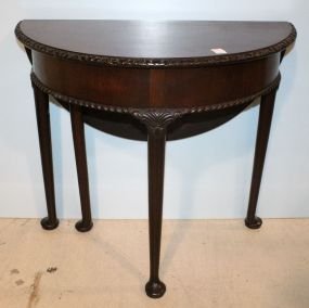 Queen Ann Style Swing Leg Game Table