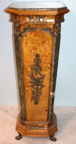 Classical Design Pedestal with Bronze Mounts