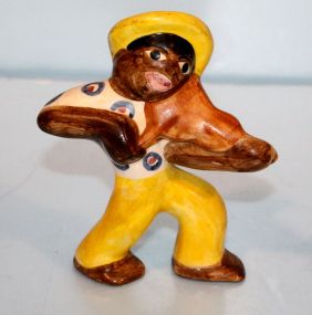 Signed Shearwater Figurine of Man with Violin