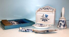 Group of Blue Onion Porcelain