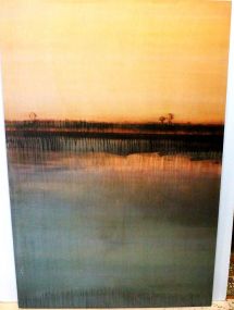 Contemporary Oil Painting of Tree and Swamp