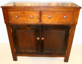 American Empire Mahogany Jelly Cupboard