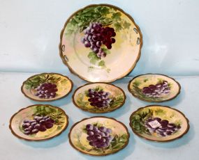 Hand Painted Dessert Set
