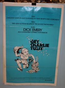 Movie Poster "Get Charlie Tully" Torn, has been folded; 21" w., 47" h.
