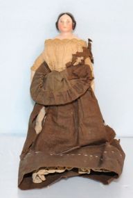 Small Antique China Head Doll 8" h.