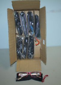 Eight Pairs of Readers with Carry Pouches