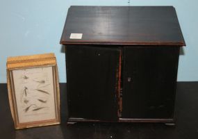 Jewelry Box with Fitted Interior and Small Box Jewelry box with fitted interior 10" w. ; small box 6"