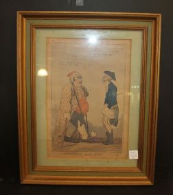 Consolation in the Gout Print 15" w., 19" h.