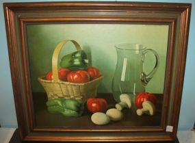 Homelover Collection Print of Fruit by Jaques Blanchard 25"w., 21"h.