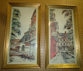 Pair of New Orleans Prints Pair of New Orleans prints of Madison St. Caf  DuMonde - 13 1/4" x 23 3/4"