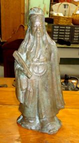 Gilt Bronze Fiqurine Gilt Bronze Fiqurine 11 3/4" Tall