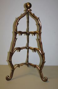 Decorative Centerpiece for Plate Display Decorative Centerpiece for Plate Display; 28" h.