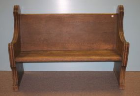 Church Pew Church Pew; 55 1/2" w., 21" d., 37" h.