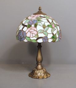 Tiffany Style Lamp Description: Tiffany Style Lamp by Spendor Lighting. New in original box. 18 1/2"h.