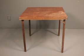 Folding Card Table Description: Folding Card Table