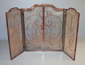 Fireplace Screen Description: Designer Fireplace Screen; 36"h