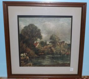 Three Country Scene Prints 24 1/2" square