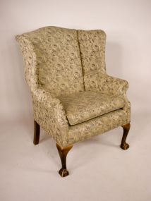 Chippendale Style Wing Chair