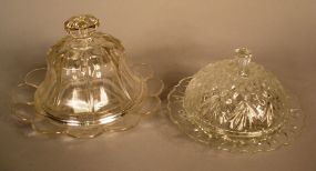 Collection of Two Covered Butter Dishes