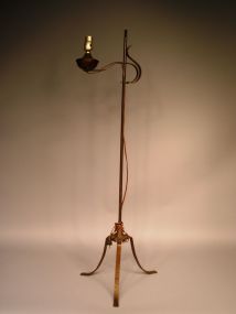 Arts and Crafts Bronze Floor Lamp