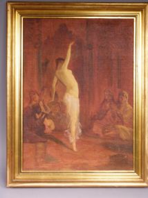 Painting of Nude Dancer by Gordon Coutts
