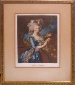 Print of Marie Antoinette
