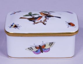 Herend Porcelain Hand Painted "Rothschild" Trinket