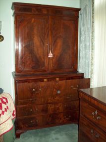 Early 1800's English Hepplewhite Secretary with