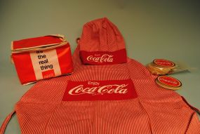 Drug Store Coca-Cola Coasters, Coca-Cola Chefs Cap