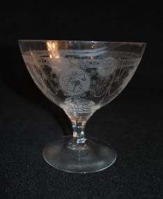 4 Heisey "Pied Piper" Grapefruit Stems