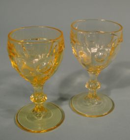 Pair of Heisey Sahara "Old Sandwich" Cocktail