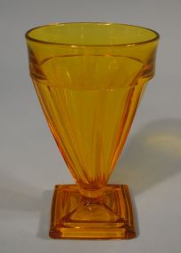 Heisey Marigold "Twist" Soda Tumbler