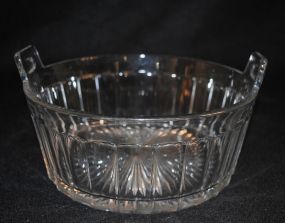 Heisey Crystal "Narrow Flute" Hotel Ice Tub