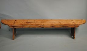 Primitive Crescent Shape Bench