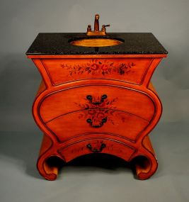 Hand Painted Vanity Chest