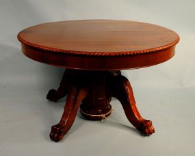 19th Century Mahogany Empire Dining Table