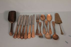 Group of Twelve Pieces International Silverplate