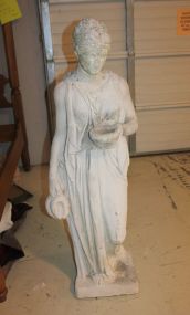 Concrete Statue of Grecian Lady