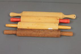 Four Vintage Rolling Pins