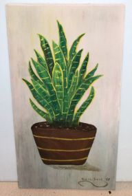 Divided Mirror with Etched Top