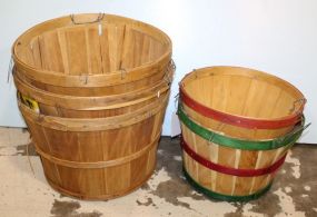 Five Various Size Apple Baskets