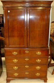 Mahogany Baker Entertainment Cabinet