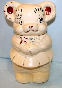 1940's Turnabout Bear Cookie Jar