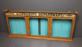 20th Century Dispensing Department Wall Cabinet